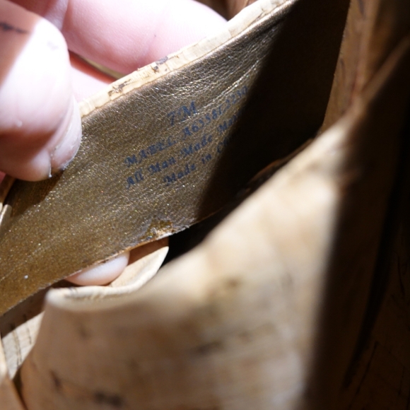 SAM EDELMAN Mabel Cork Platform  Heeled Sandals, size 7 - Picture 7 of 8